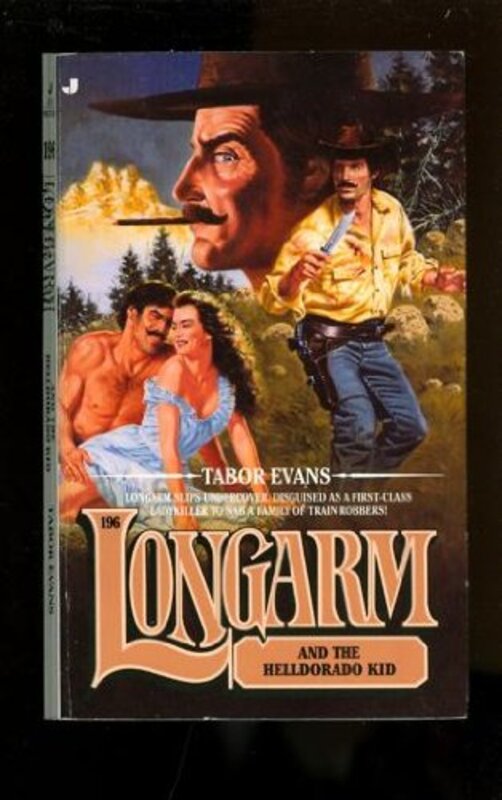 Book cover for "Longarm and the Helldorado Kid" by Tabor Evans