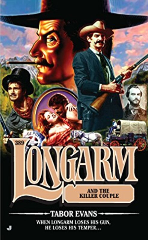 Book cover for "Longarm and the Killer Couple" by Tabor Evans
