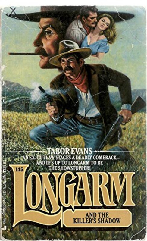 Book cover for "Longarm and the Killer's Shadow" by Tabor Evans