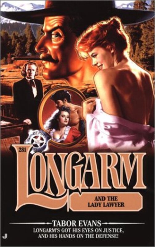 Book cover for "Longarm and the Lady Lawyer" by Tabor Evans