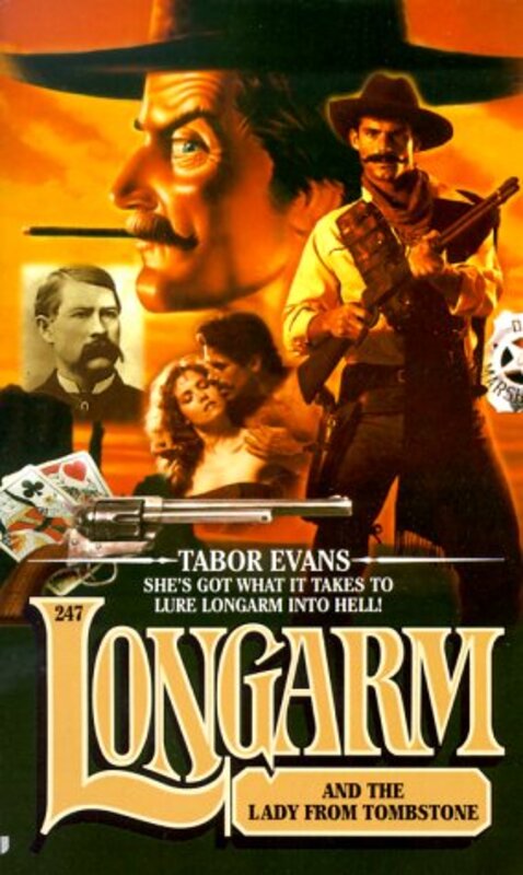 Book cover for "Longarm and the Lady from Tombstone" by Tabor Evans