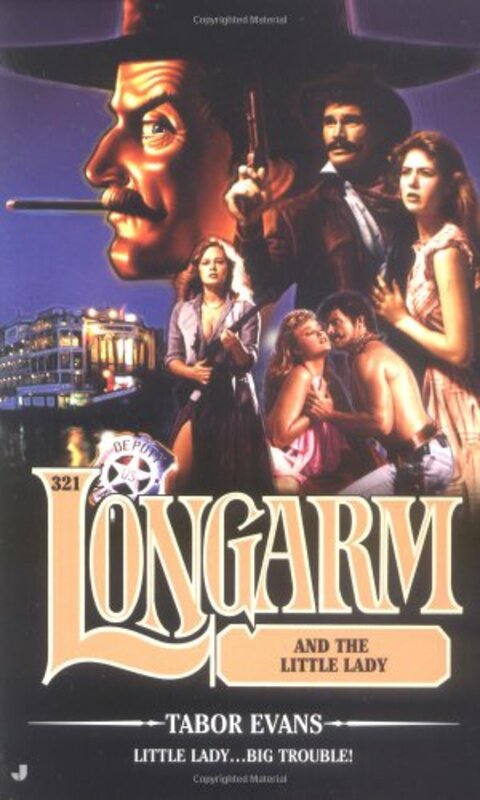 Book cover for "Longarm and the Little Lady" by Tabor Evans