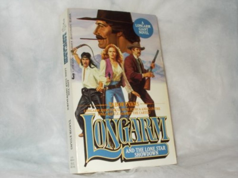 Book cover for "Longarm and the Lone Star Showdown" by Tabor Evans