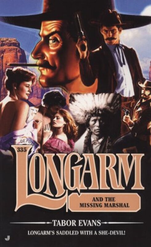 Book cover for "Longarm and the Missing Marshal" by Tabor Evans