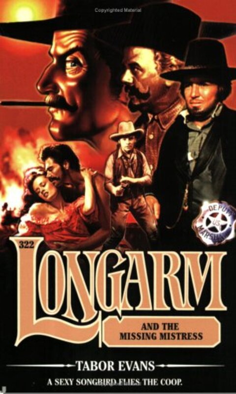 Book cover for "Longarm and the Missing Mistress" by Tabor Evans