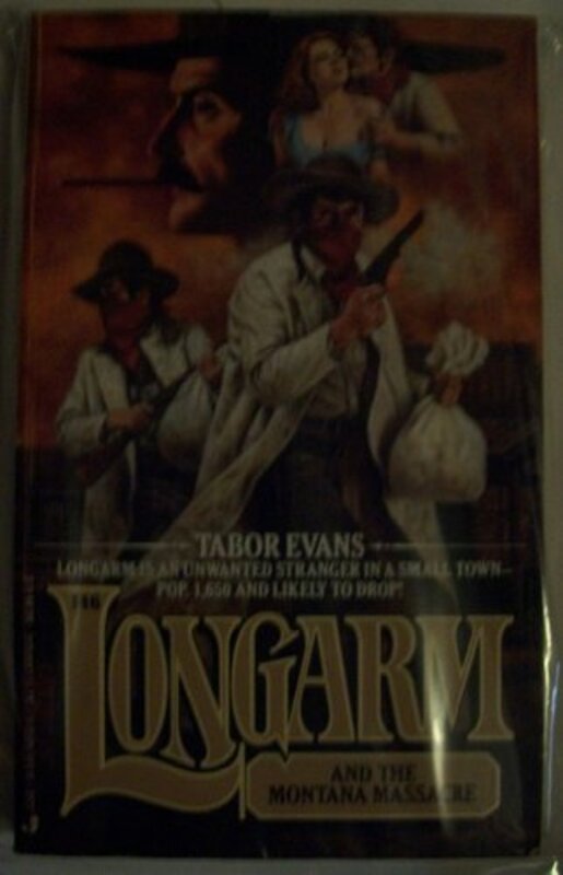 Book cover for "Longarm and the Montana Massacre" by Tabor Evans
