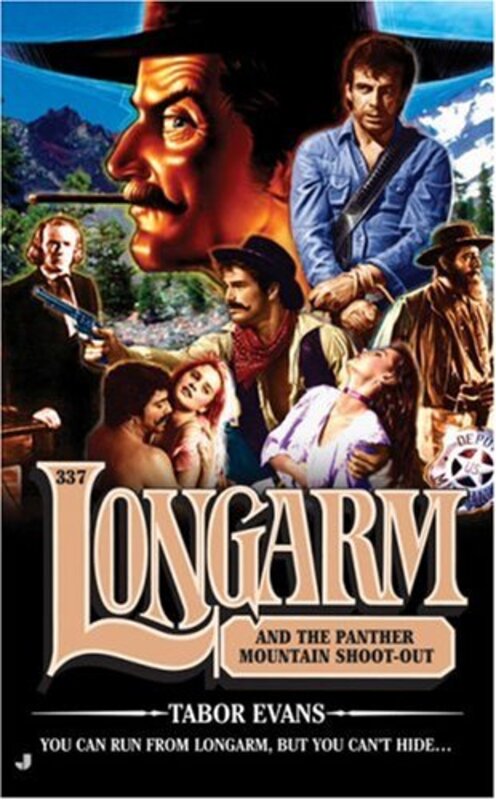 Book cover for "Longarm and the Panther Mountain Shoot-Out" by Tabor Evans