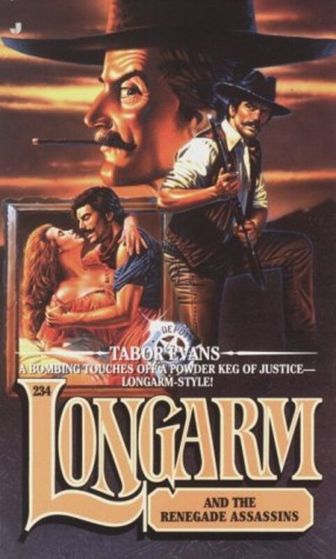 Book cover for "Longarm and the Renegade Assassins" by Tabor Evans