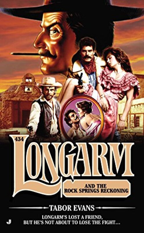 Book cover for "Longarm and the Rock Springs Reckoning" by Tabor Evans