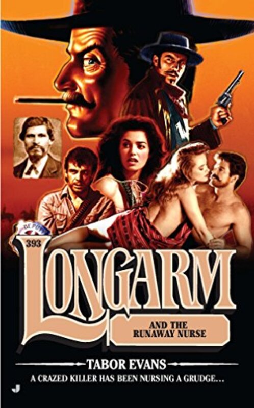 Book cover for "Longarm and the Runaway Nurse" by Tabor Evans