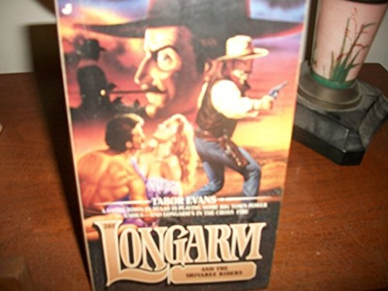 Book cover for "Longarm and the Shivaree Riders" by Tabor Evans