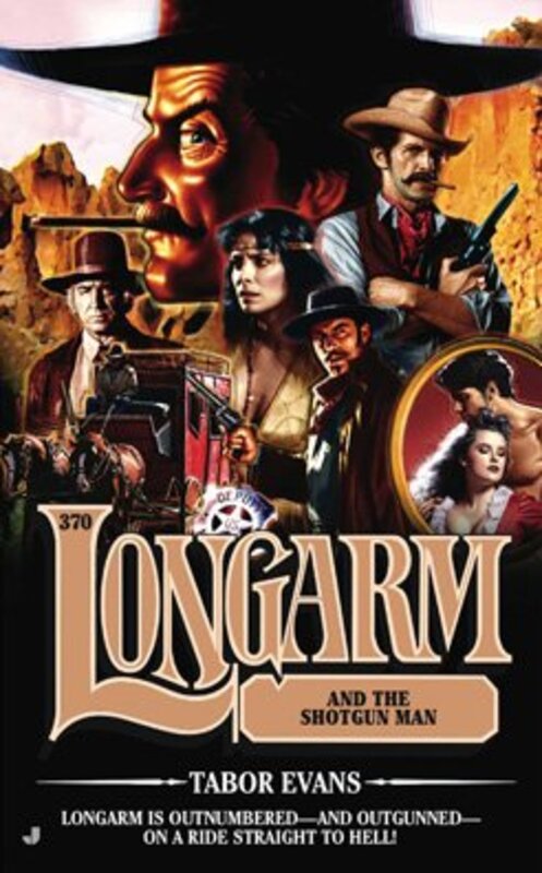 Book cover for "Longarm and the Shotgun Man" by Tabor Evans