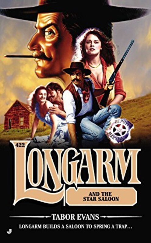 Book cover for "Longarm and the Star Saloon" by Tabor Evans