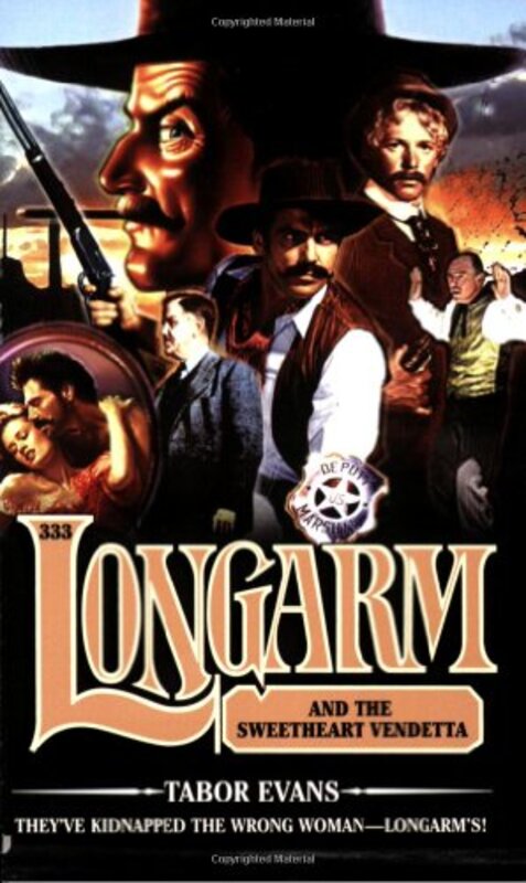 Book cover for "Longarm and the Sweetheart Vendetta" by Tabor Evans