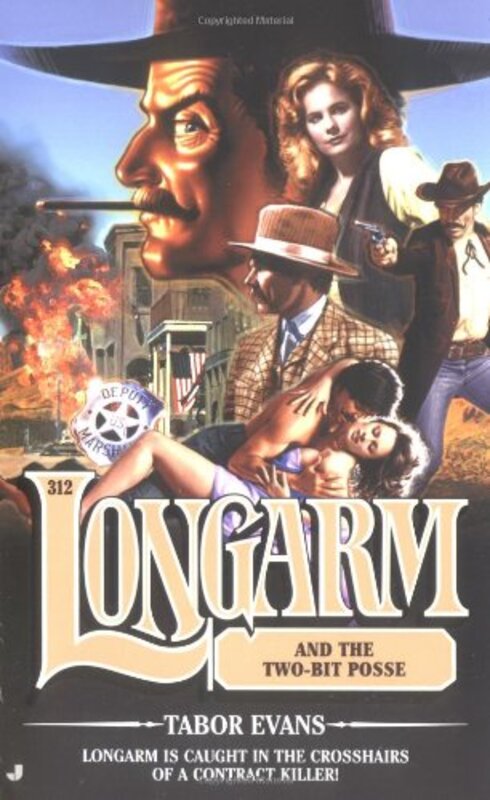 Book cover for "Longarm and the Two-Bit Posse" by Tabor Evans