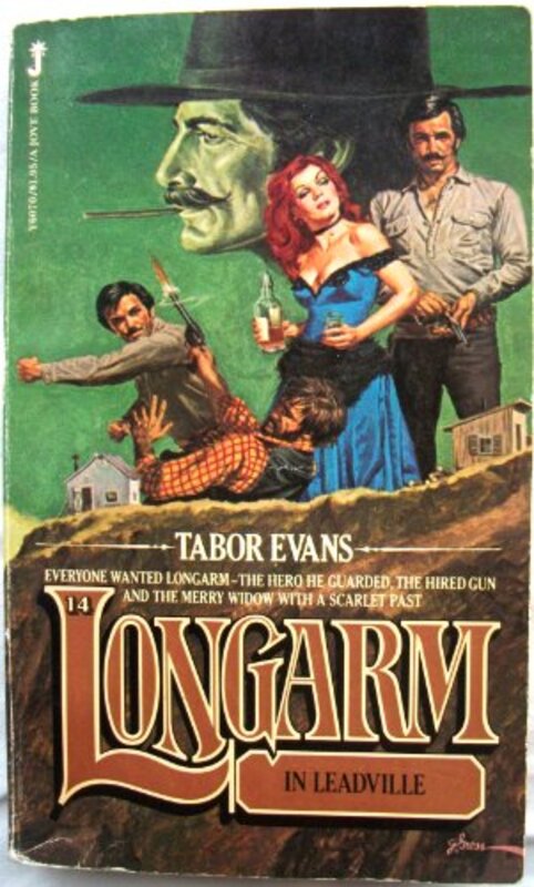 Book cover for "Longarm in Leadville" by Tabor Evans