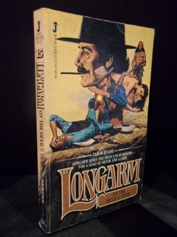 Book cover for "Longarm on the Devils Trail" by Tabor Evans