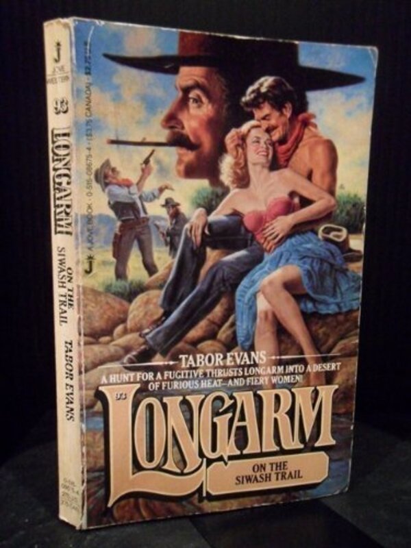 Book cover for "Longarm on the Siwash Trail" by Tabor Evans