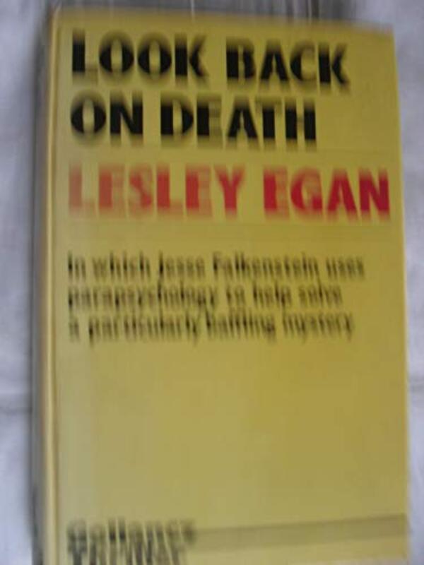 Book cover for "Look Back On Death" by Dell Shannon