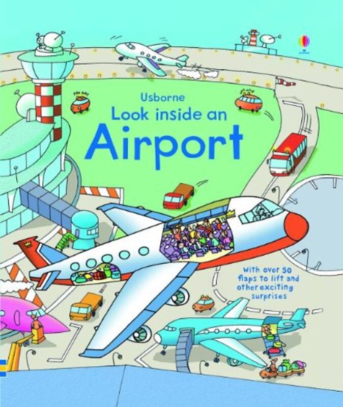 Book cover for "Look Inside an Airport" by Rob Lloyd Jones