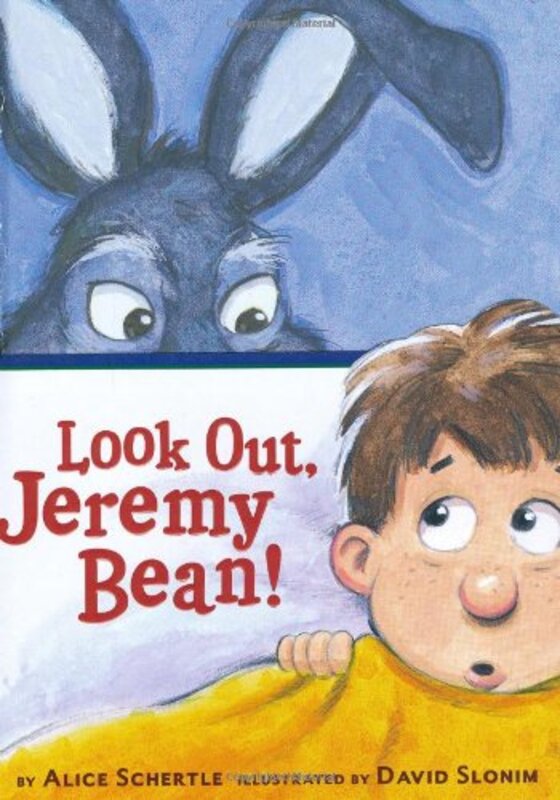 Book cover for "Look Out, Jeremy Bean!" by Alice Schertle