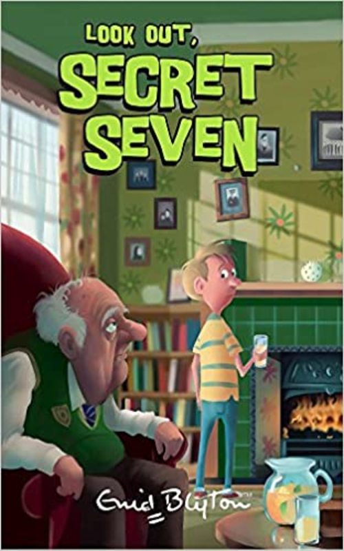 Book cover for "Look Out, Secret Seven" by Enid Blyton