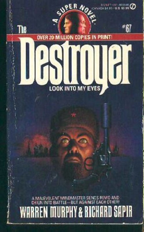 Book cover for "Look into My Eyes" by Warren Murphy