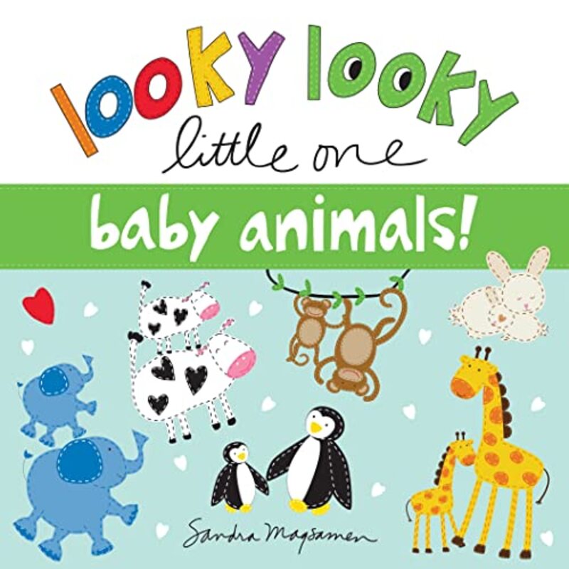 Book cover for "Looky Looky Baby Animals" by Sandra Magsamen