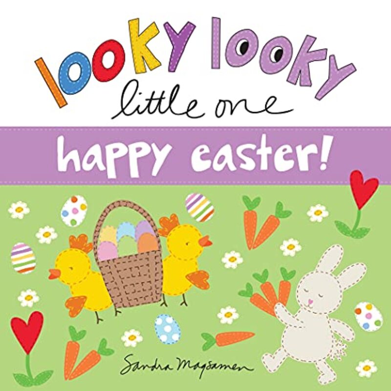 Book cover for "Looky Looky Little One Happy Easter" by Sandra Magsamen