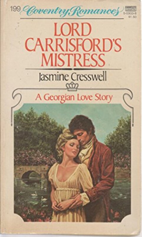 Book cover for "Lord Carrisford's Mistress" by Jasmine Cresswell