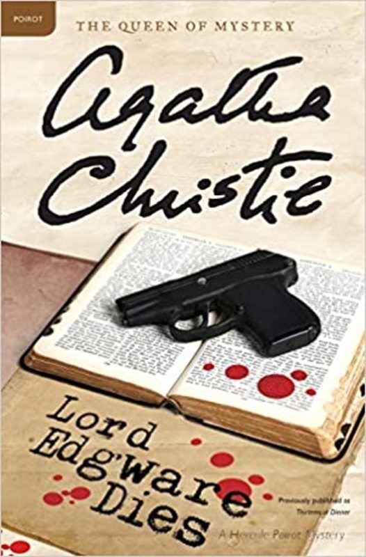 Book cover for "Lord Edgware Dies" by Agatha Christie