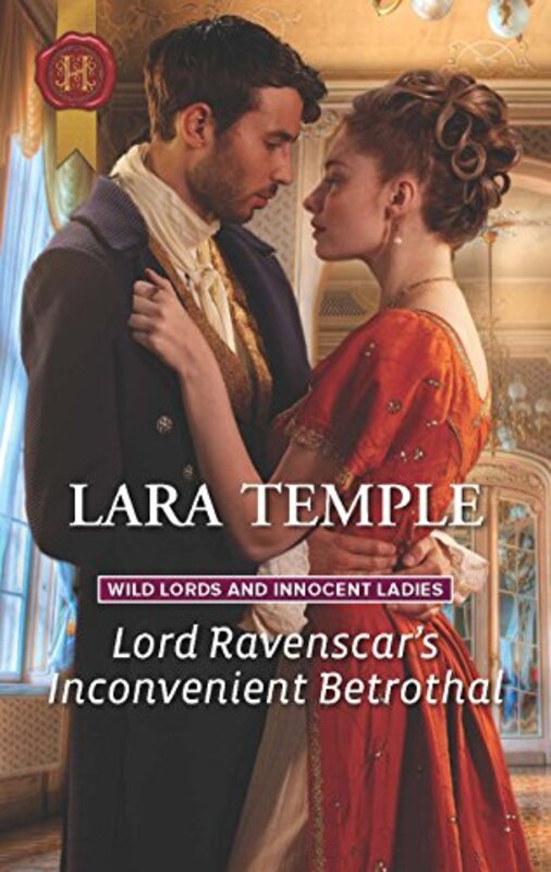 Book cover for "Lord Ravenscar's Inconvenient Betrothal" by Lara Temple