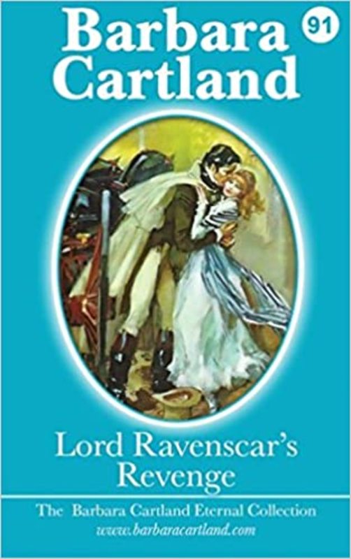 Book cover for "Lord Ravenscars Revenge" by Barbara Cartland