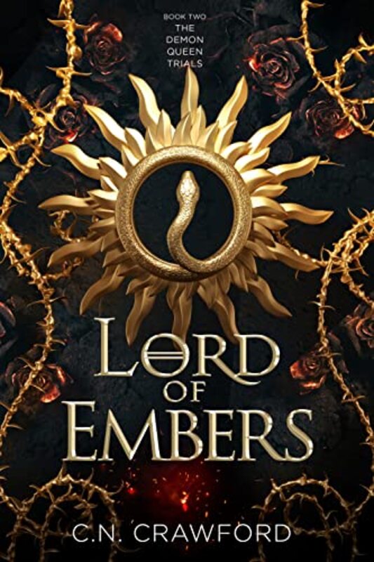 Book cover for "Lord of Embers" by CN Crawford
