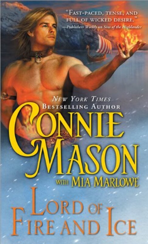 Book cover for "Lord of Fire and Ice" by Connie Mason