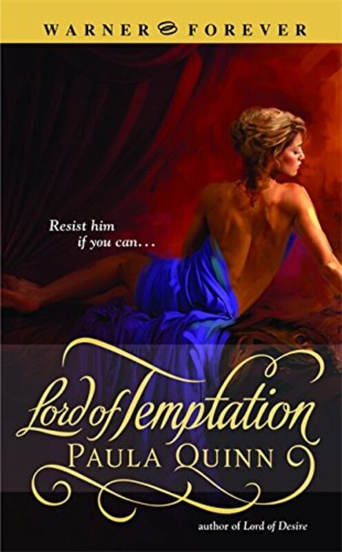 Book cover for "Lord of Temptation" by Paula Quinn