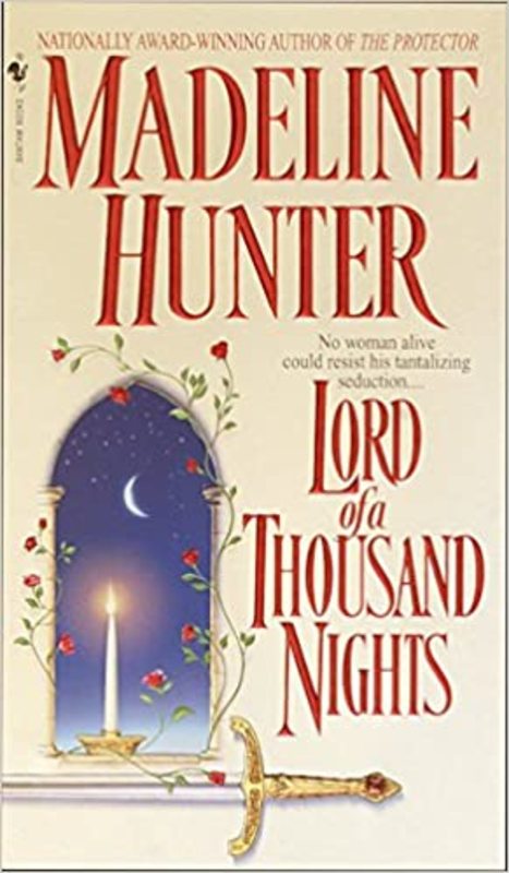 Book cover for "Lord of a Thousand Nights" by Madeline Hunter