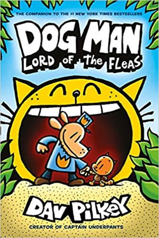 Book cover for "Lord of the Fleas" by Dav Pilkey