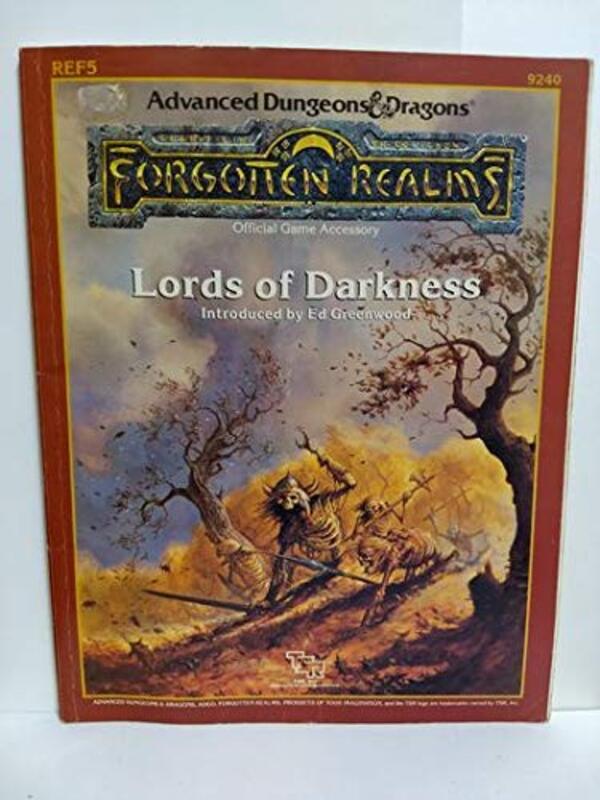 Book cover for "Lords of Darkness" by Ed Greenwood