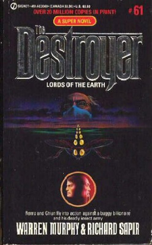 Book cover for "Lords of the Earth" by Warren Murphy