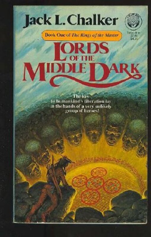 Book cover for "Lords of the Middle Dark" by Jack L Chalker