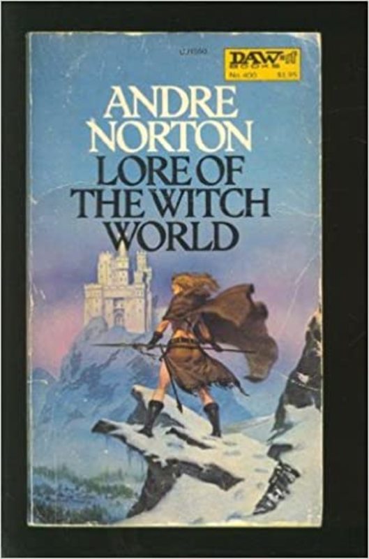 Book cover for "Lore of the Witch World" by Andre Norton