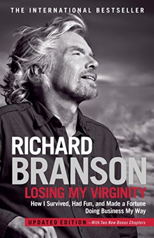 Book cover for "Losing My Virginity" by Richard Branson