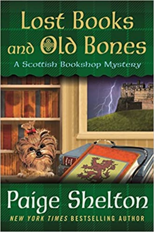 Book cover for "Lost Books and Old Bones" by Paige Shelton