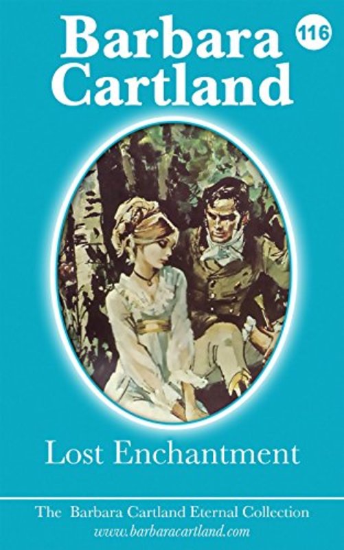 Book cover for "Lost Enchantment" by Barbara Cartland
