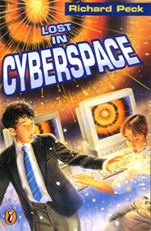 Book cover for "Lost in Cyberspace" by Richard Peck