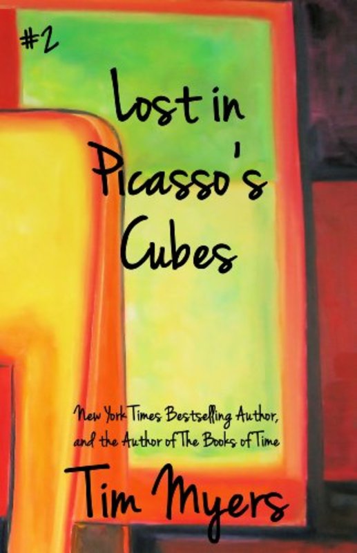 Book cover for "Lost in Picasso's Cubes" by Tim Myers