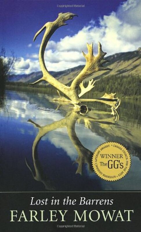 Book cover for "Lost in the Barrens" by Farley Mowat
