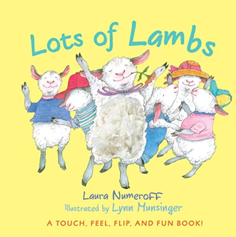 Book cover for "Lots of Lambs" by Laura Joffe Numeroff