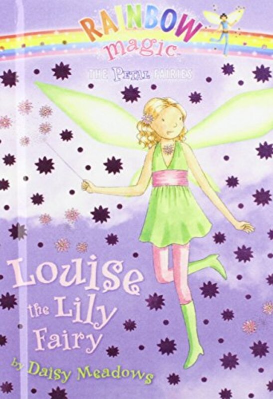 Book cover for "Louise the Lily Fairy" by Daisy Meadows